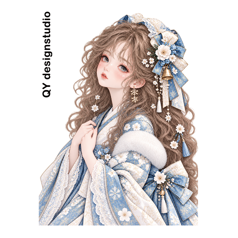 QYstudio10月新作ステッカーQセット5種類5枚