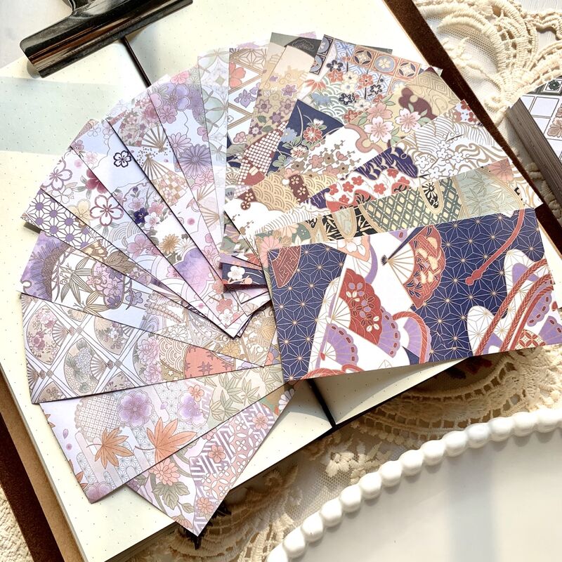 QYstudio9月新作 和素材ブック第二弾（5×10cm）50PC