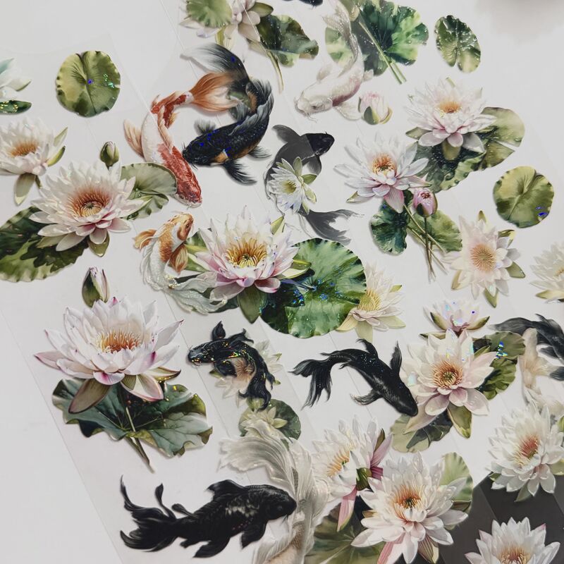 QYマステ7月新作 歩歩蓮華 6cm×5M 貝殻光