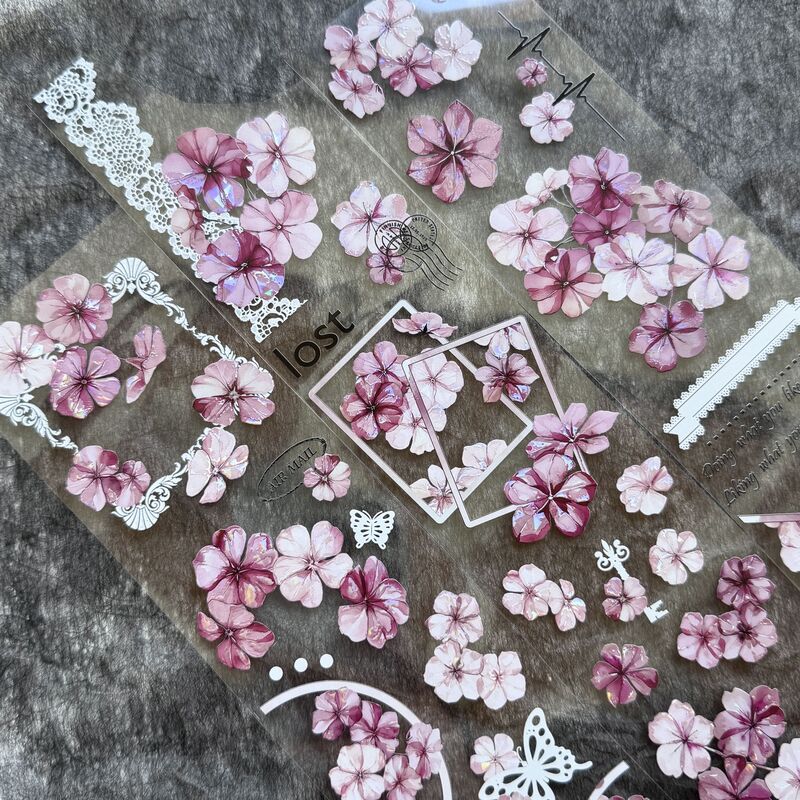 QYマステ7月新作♡夕日花畑 貝殻光