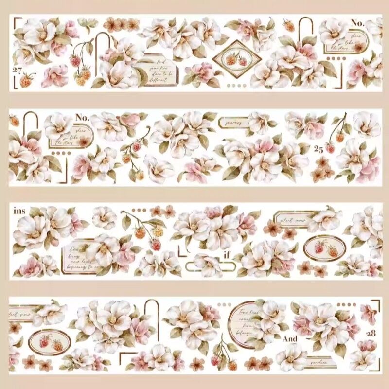 QIANYマステ山茶莓语 貝殻光