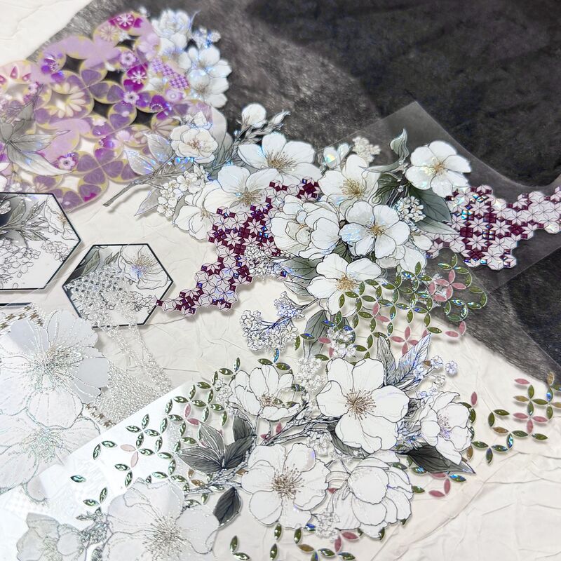 QYマステ6月新作 薄花暈  6cm×5M 貝殻光