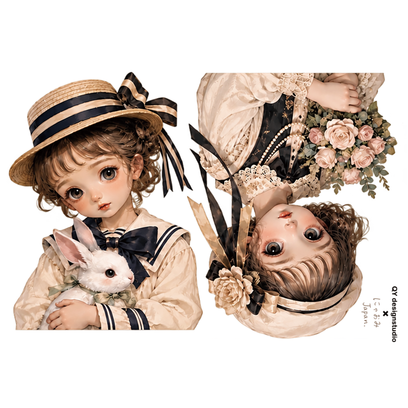 QYstudio10月新作ミニステッカーminiセット3種類3枚