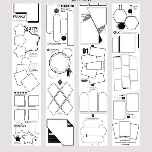 QIANYマステ分镜框2 PET