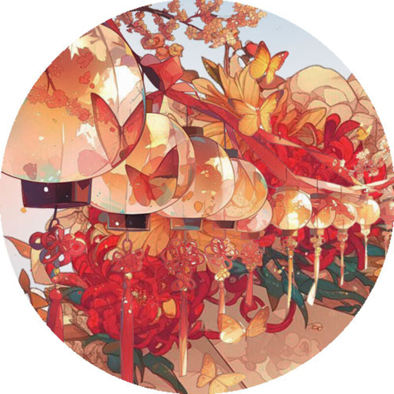 QYマステ6月新作 花宵夢路  6cm×5M 貝殻光