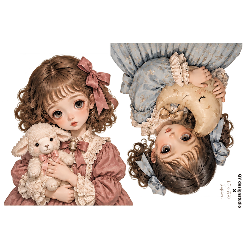 QYstudio10月新作ミニステッカーminiセット3種類3枚