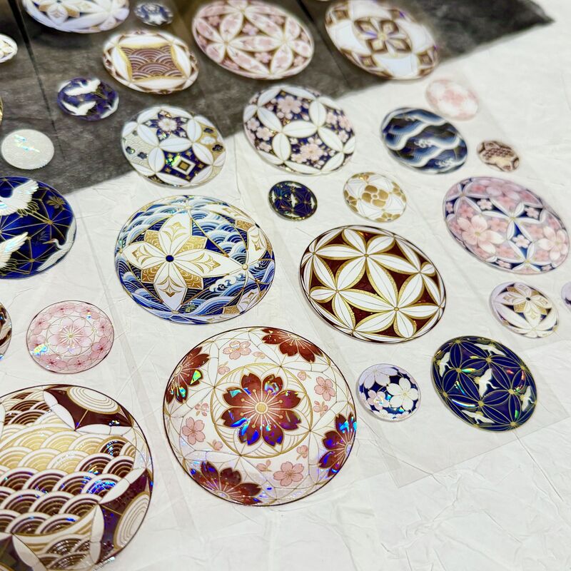 QYマステ5月新作 四季手毬‐雅 6cm×5M 貝殻光