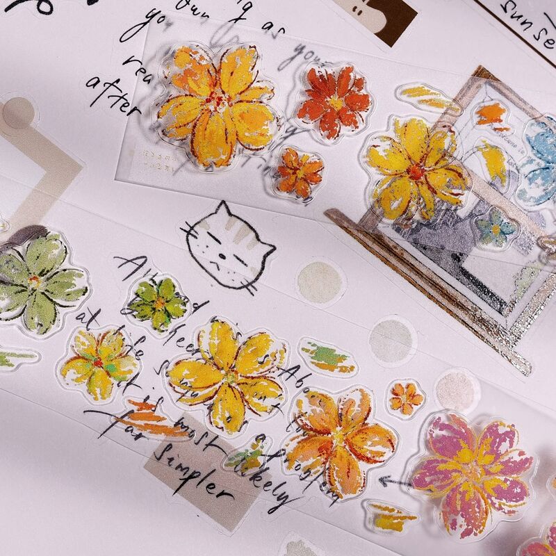 XBマステ【浅盐花町】3cm×3M PET型抜き