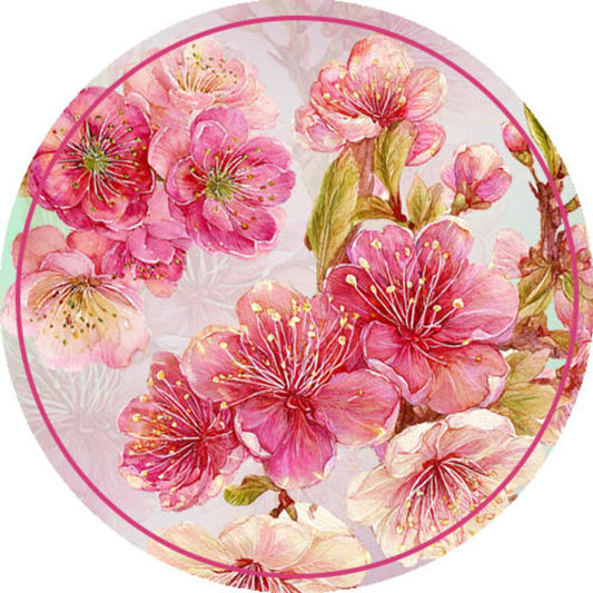 【復刻】QYマステ10月桃之夭夭(復刻) 6cm×5M 貝殻光