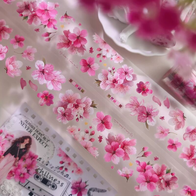 DXSマステ《春日限定》5.5cm×3M （60cmループ）PET型抜き