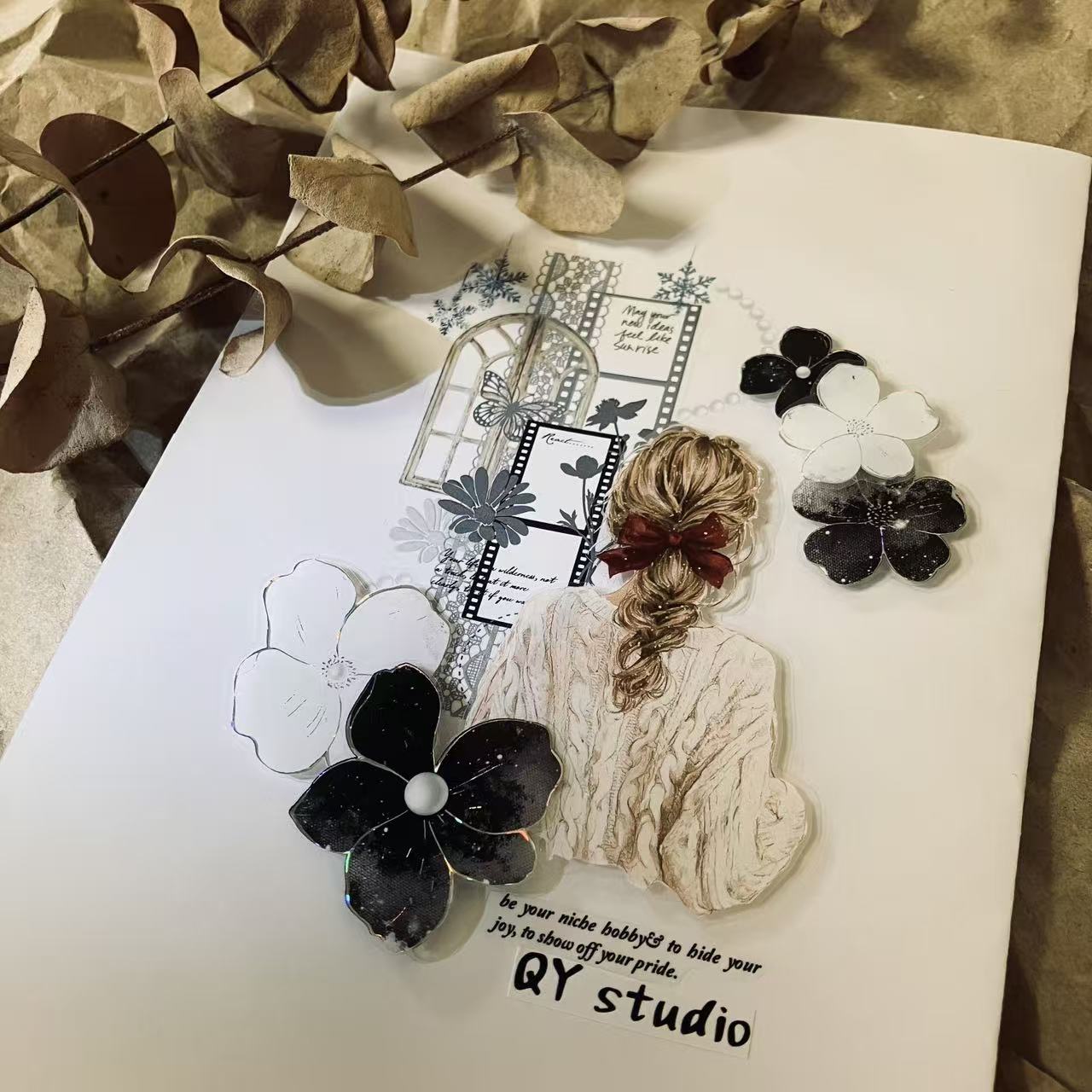 QYマステ11月新作floral galaxy  貝殻銀