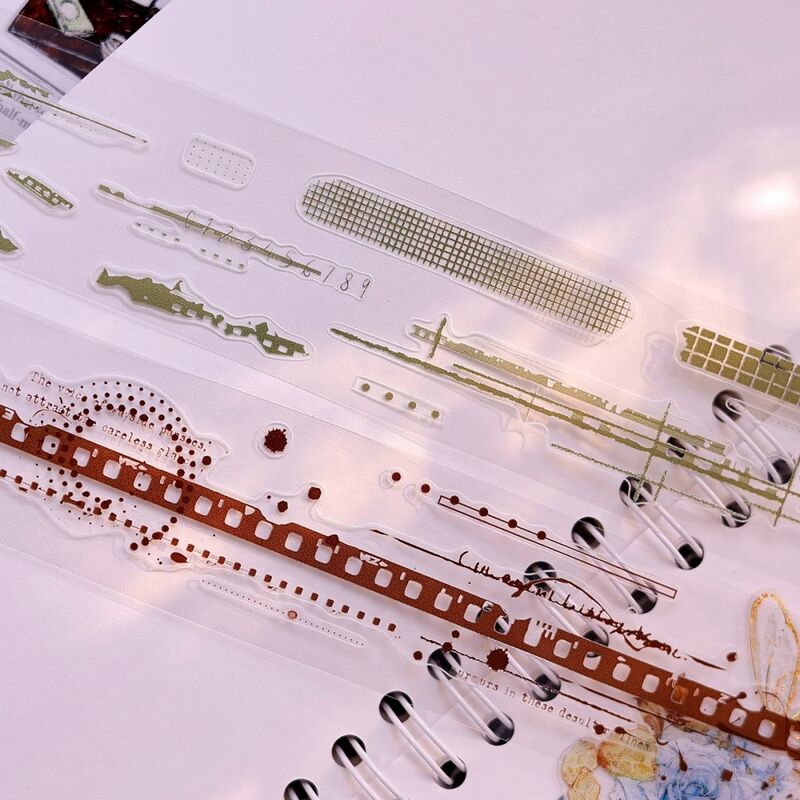 XBマステ【时过留痕●暖调】3cm×3M（300cmループ）PET型抜き