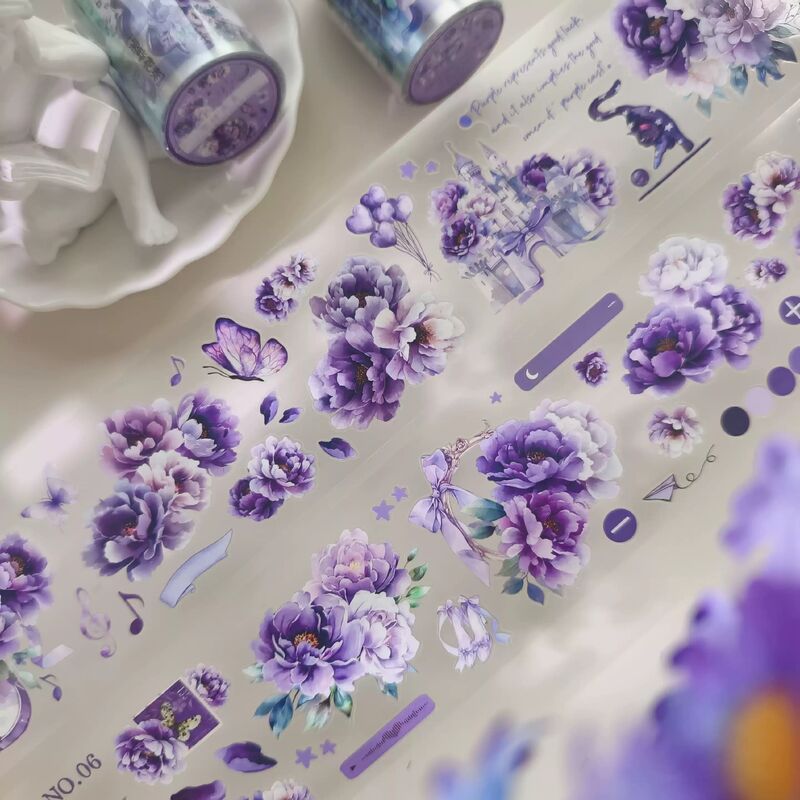 DXSマステ《紫時花奏》6cm×3M PET型抜き