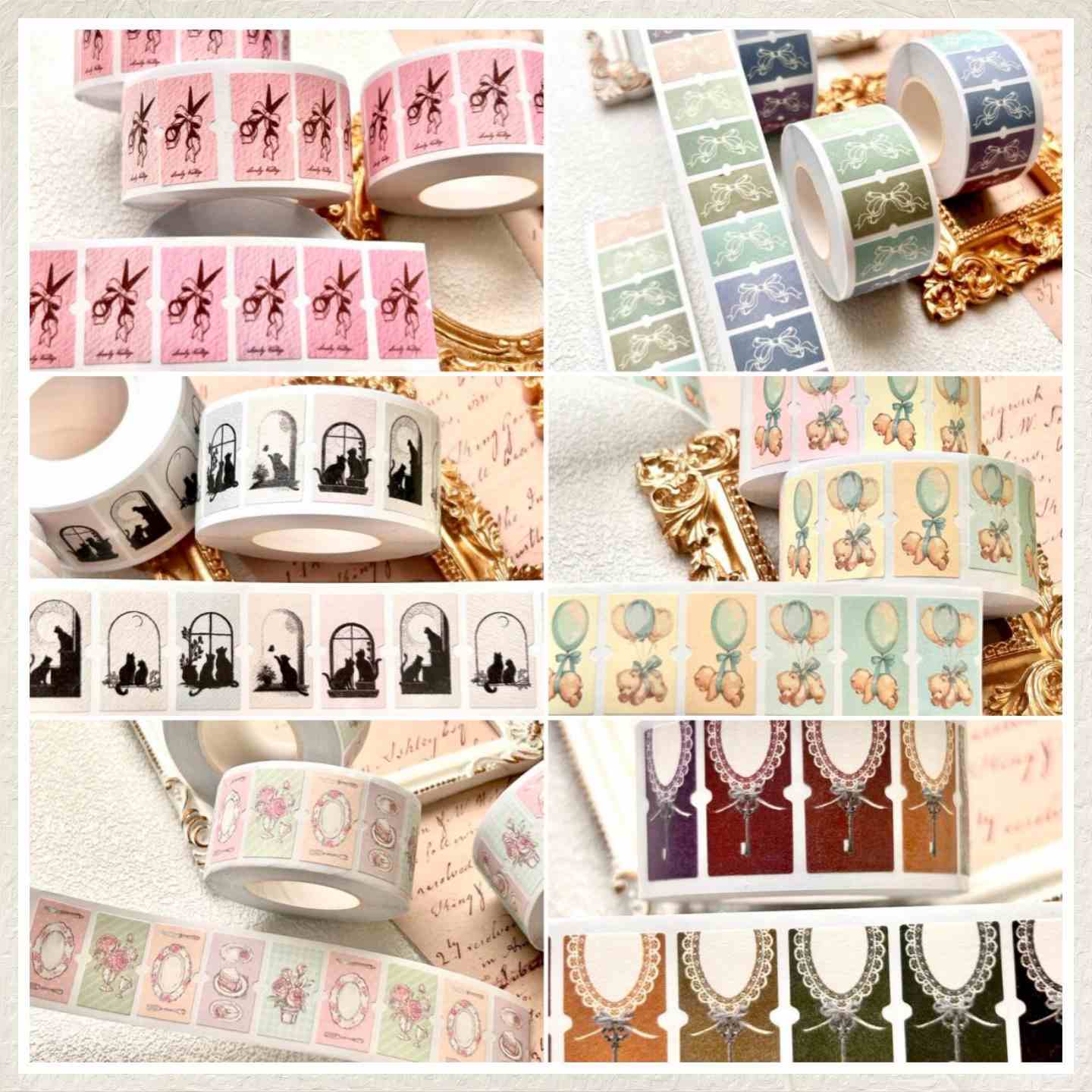 QYラベラーシール11月新作◆6種類セット