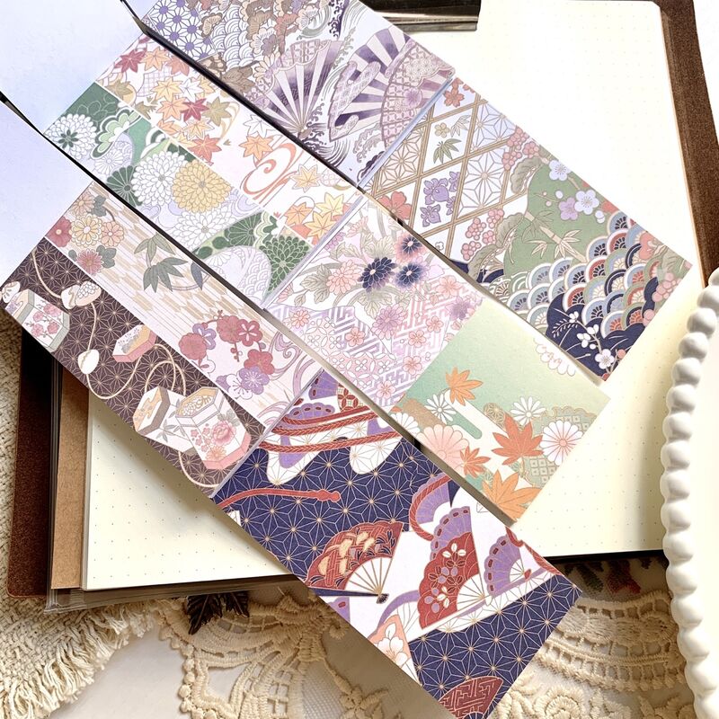 QYstudio9月新作 和素材ブック第二弾（5×10cm）50PC