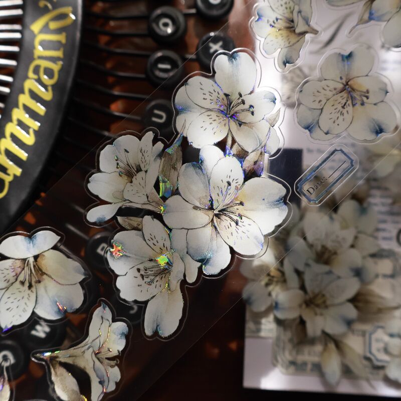 YIERマステ【蓝屿六初】貝殻光ダイカット