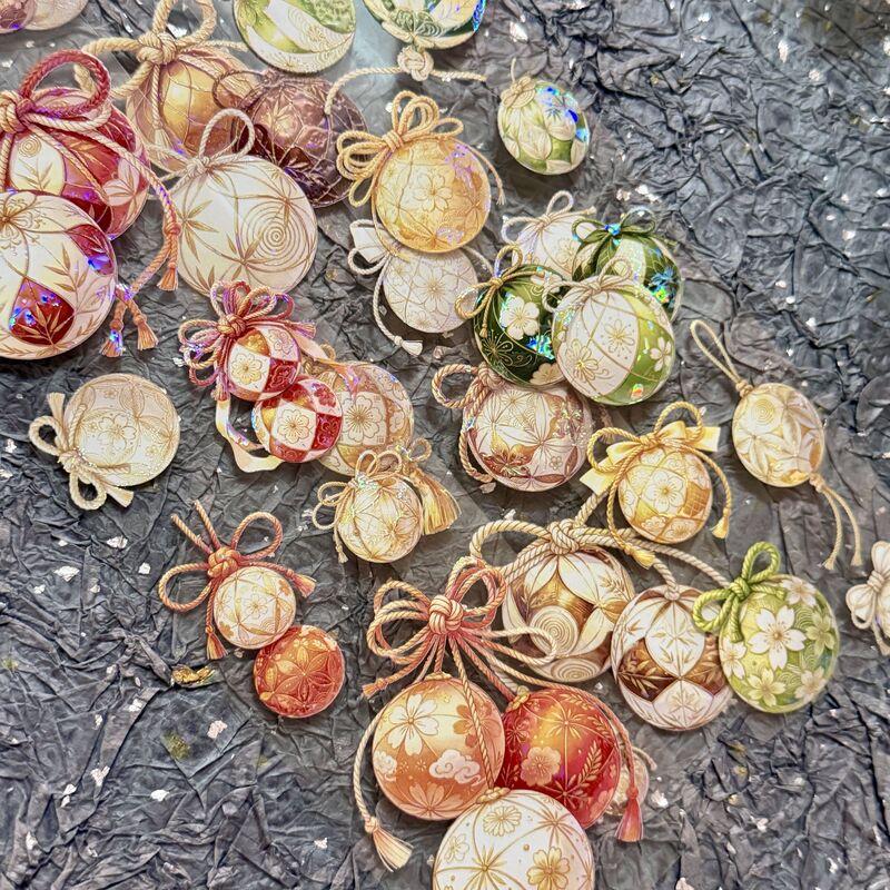 QYマステ9月新作夕糸手毬・萩 6cm×5M 貝殻光
