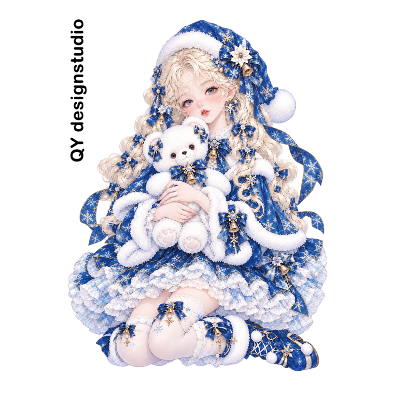 QYstudio10月新作ステッカーQセット5種類5枚