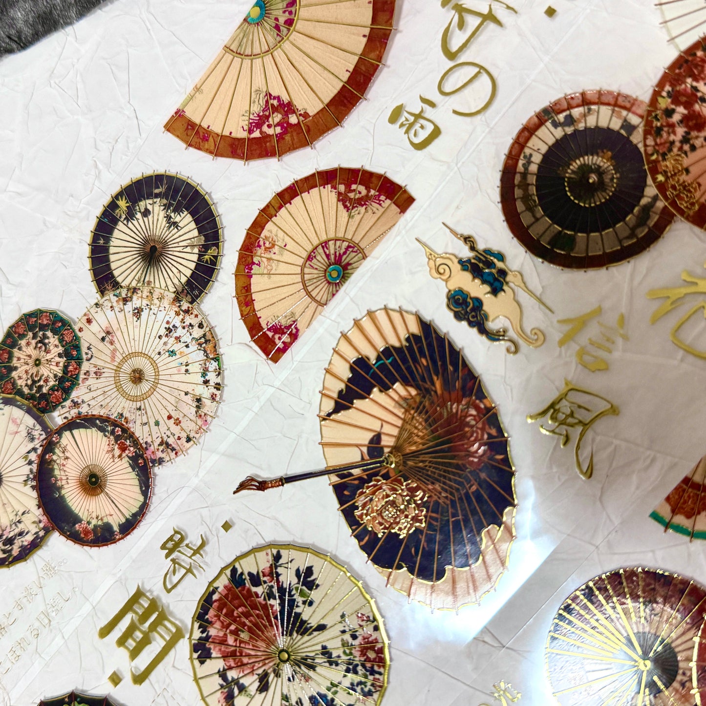 QYマステ廃盤品余剰分 春時雨‐金箔　金箔押し
