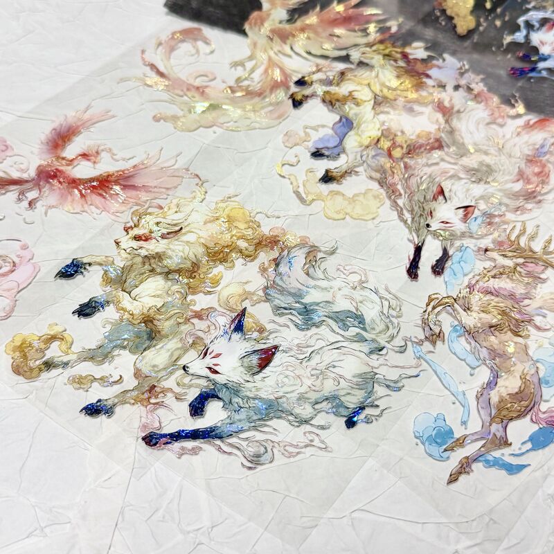 QYマステ6月新作 雲上の神獣  6cm×5M 貝殻光