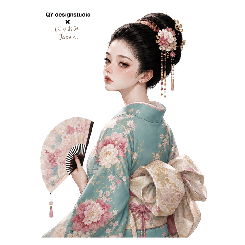 QYstudio9月新作ステッカーAセット5種類5枚
