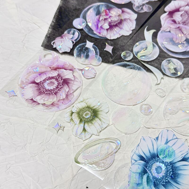 QYマステ6月新作 Anemone Bubbles  6cm×5M 貝殻光