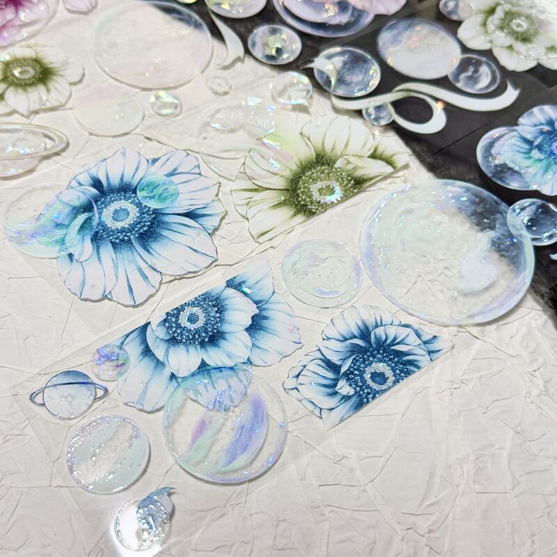 QYマステ6月新作 Anemone Bubbles  6cm×5M 貝殻光