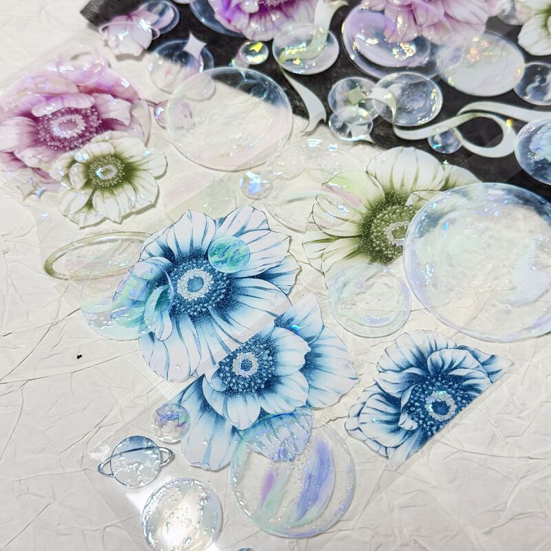 QYマステ6月新作 Anemone Bubbles  6cm×5M 貝殻光
