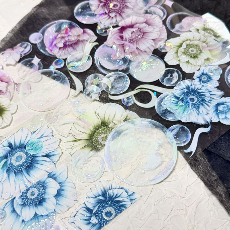 QYマステ6月新作 Anemone Bubbles  6cm×5M 貝殻光