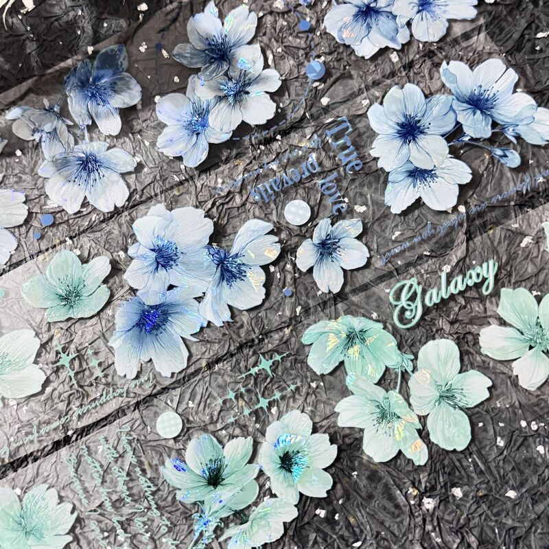 QYマステ8月新作Aqua Petals 6cm×5M 貝殻光