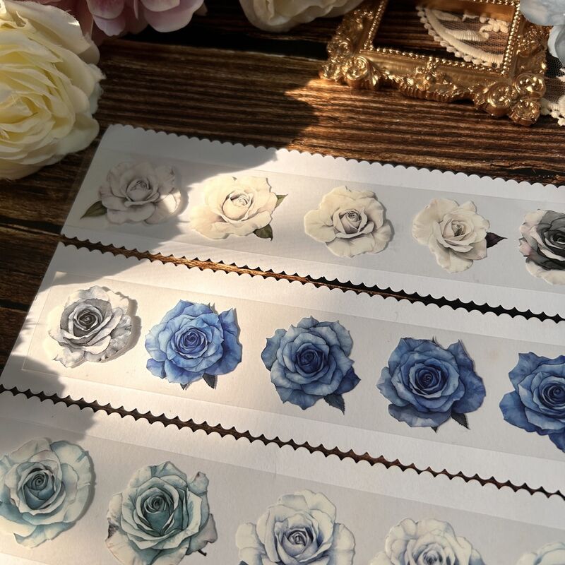 QYマステ1月新作Blue Rose 4cm×5M PET