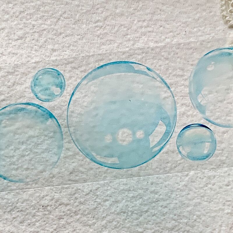 QYマステ9月新作Bubble Globe 4cm×5M PET