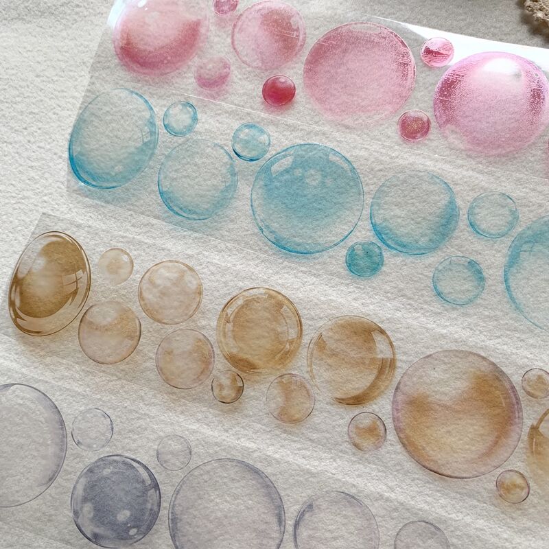 QYマステ9月新作Bubble Globe 4cm×5M PET