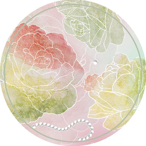【復刻】QYマステ10月Candy Rose(復刻) 6cm×5M 貝殻光
