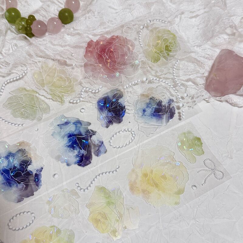 【復刻】QYマステ10月Candy Rose(復刻) 6cm×5M 貝殻光