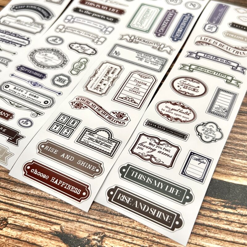 ★訳あり★QYマステ7月新作 Chronicle Labels 6cm×5M（200cmループ) 合成紙型抜き