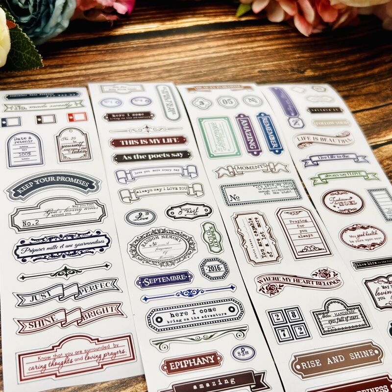 ★訳あり★QYマステ7月新作 Chronicle Labels 6cm×5M（200cmループ) 合成紙型抜き