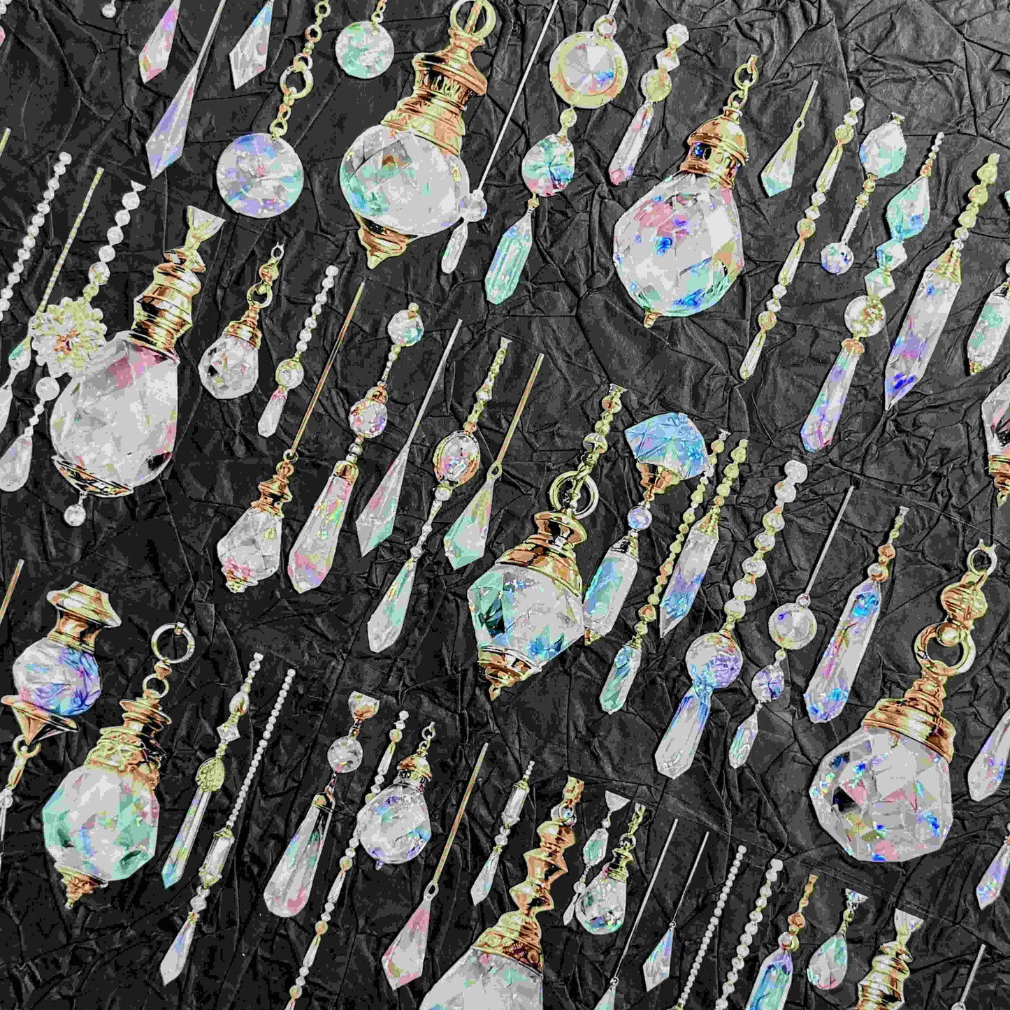 QYマステ廃盤品余剰分Crystal Last night 6cm×5M 貝殻光