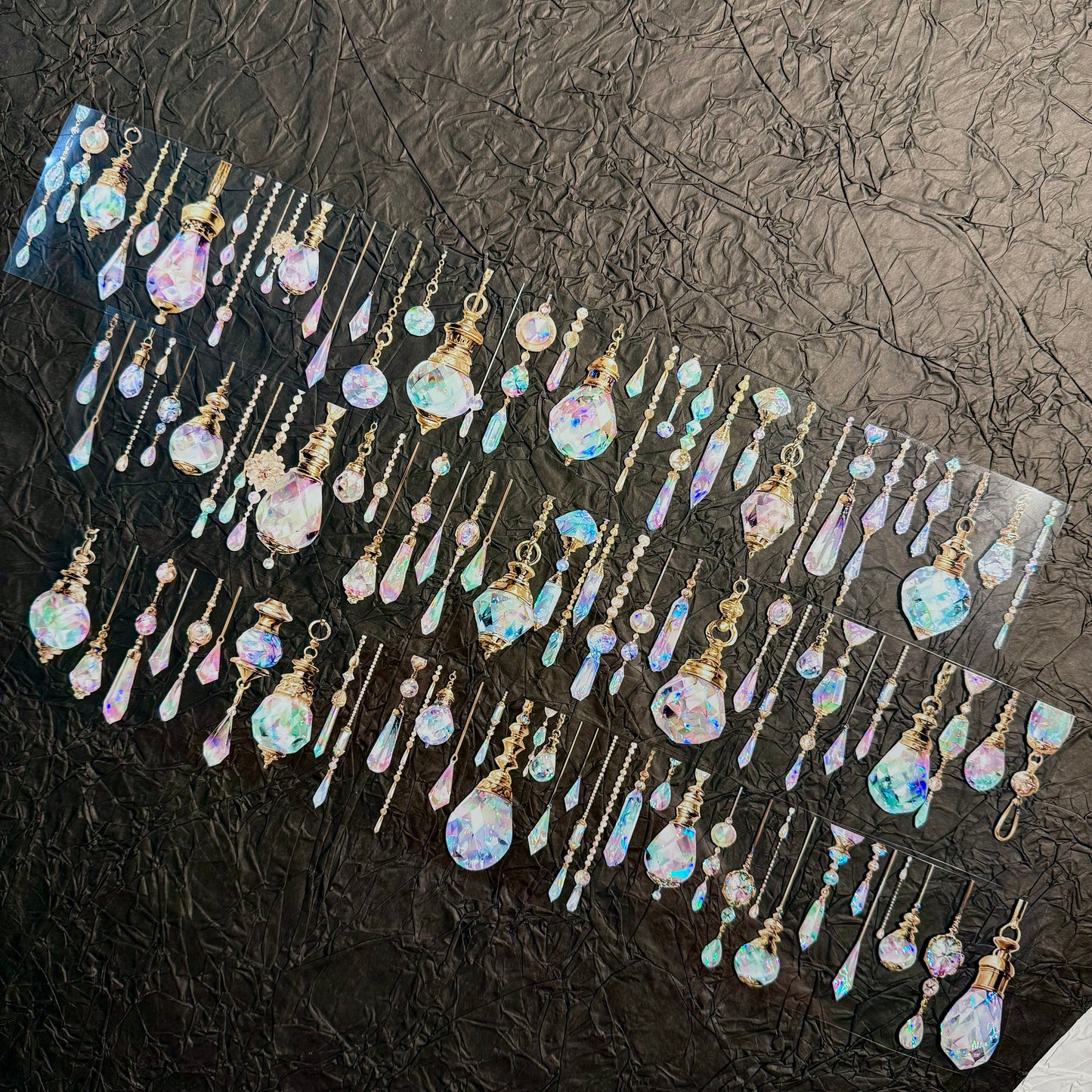 QYマステ廃盤品余剰分Crystal Last night 6cm×5M 貝殻光