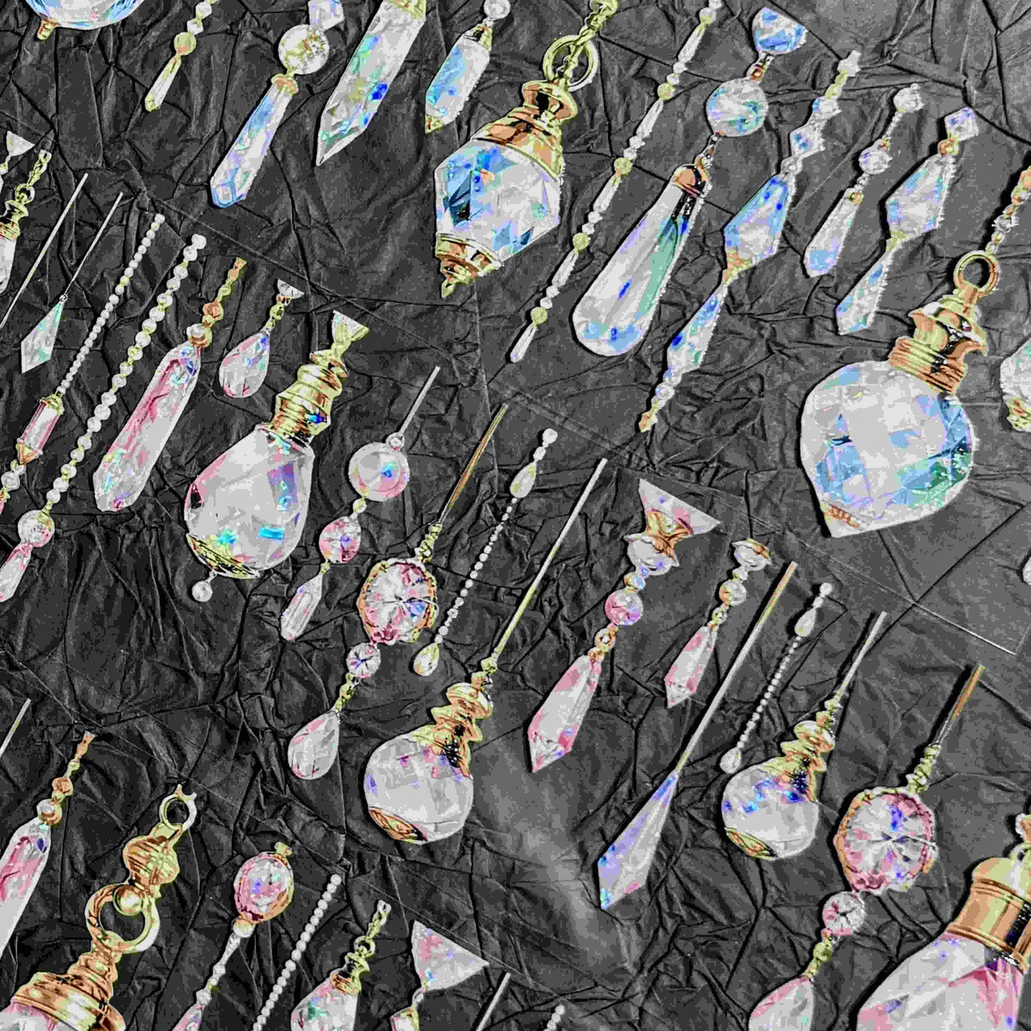 QYマステ廃盤品余剰分Crystal Party 6cm×5M 貝殻光