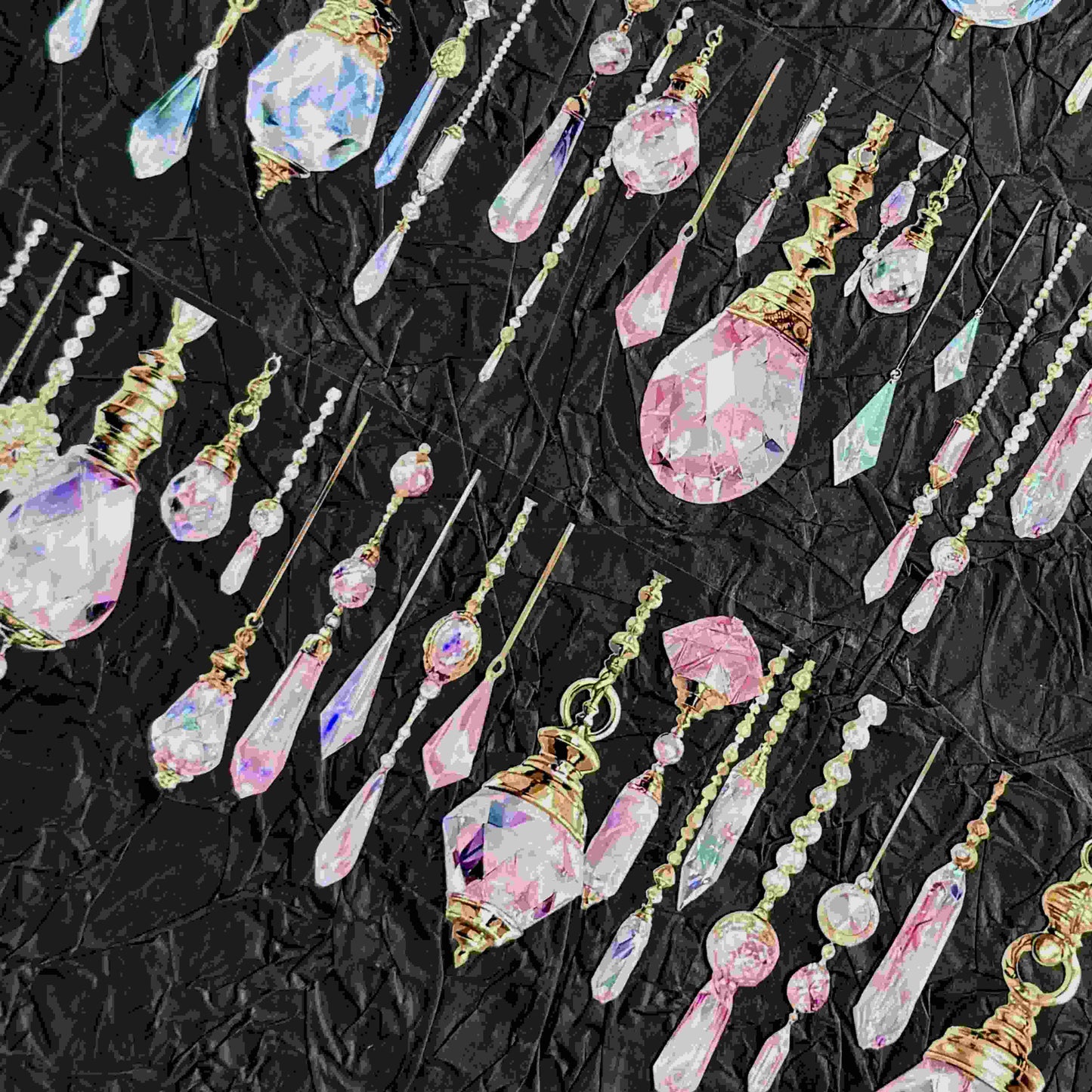 QYマステ廃盤品余剰分Crystal Party 6cm×5M 貝殻光