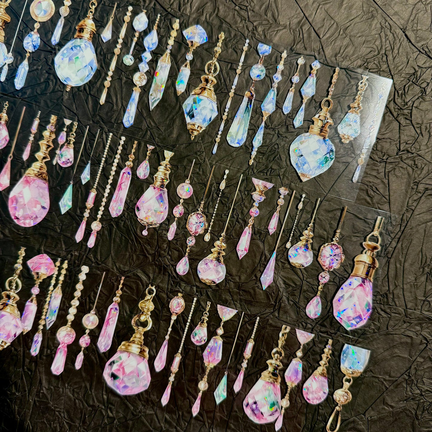 QYマステ廃盤品余剰分Crystal Party 6cm×5M 貝殻光