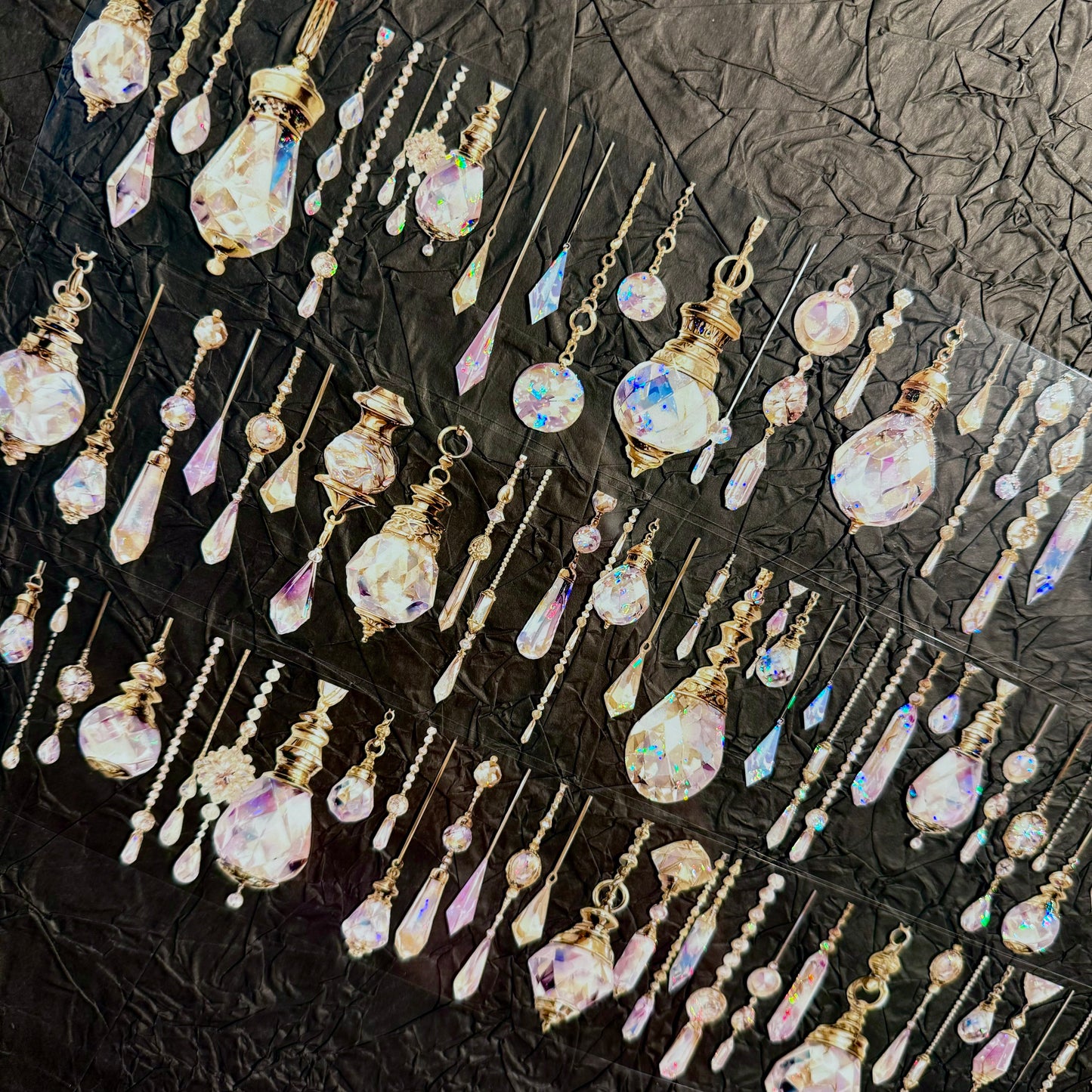 QYマステ廃盤品余剰分Crystal Tonight 6cm×5M 貝殻光