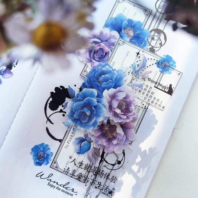 DXSマステ《蓝紫韵调》6cm×3M(50cmループ)PET・型抜き