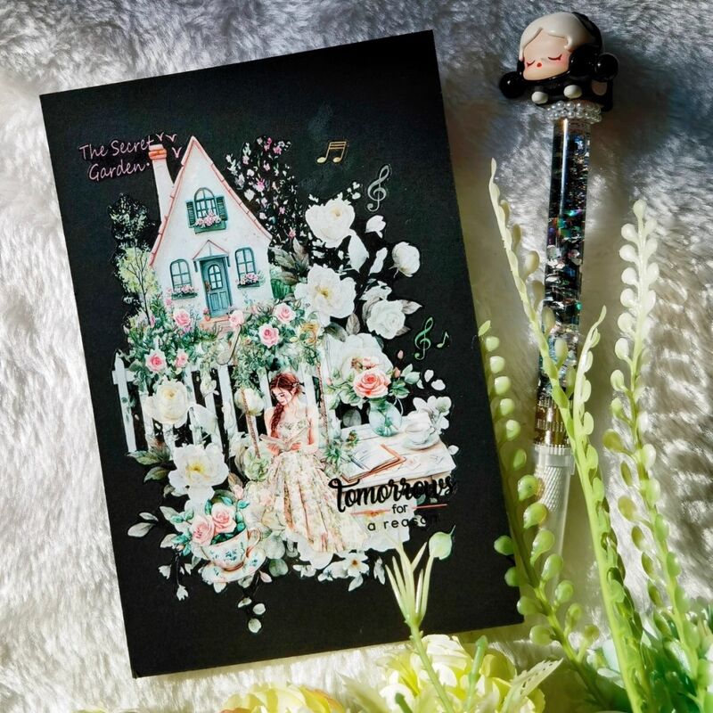 DXSマステ《夢中薔薇》6.5cm×3M(100cmループ)PET・型抜き