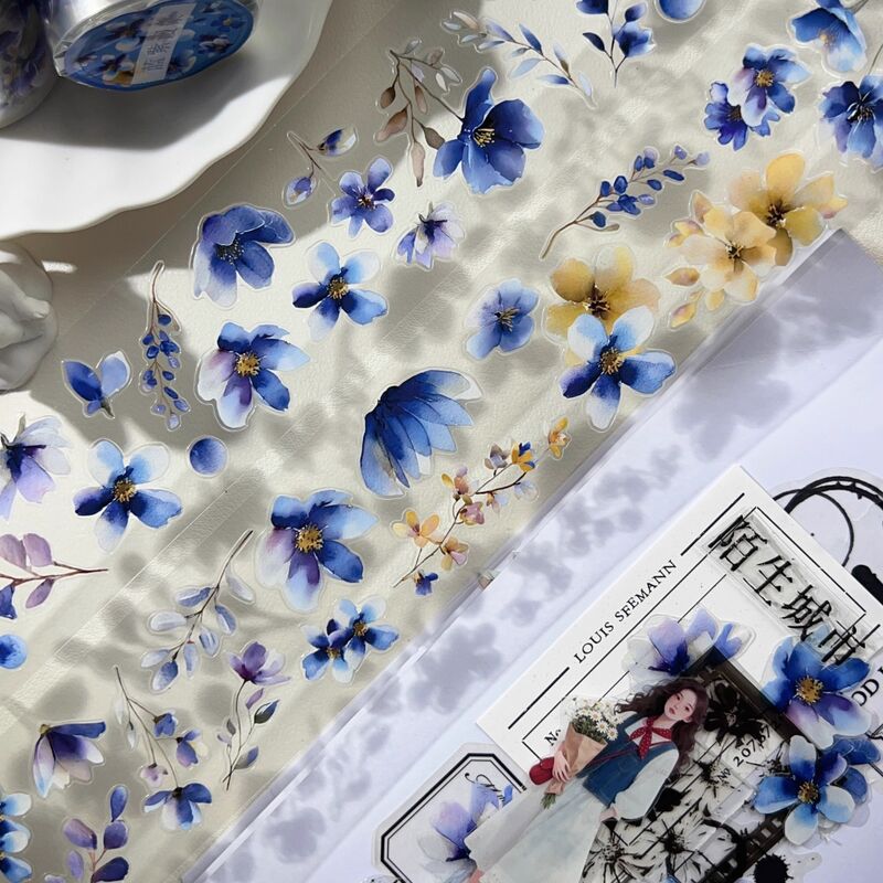 DXSマステ《蓝紫漫染》4.5cm×3M(100cmループ)PET・型抜き