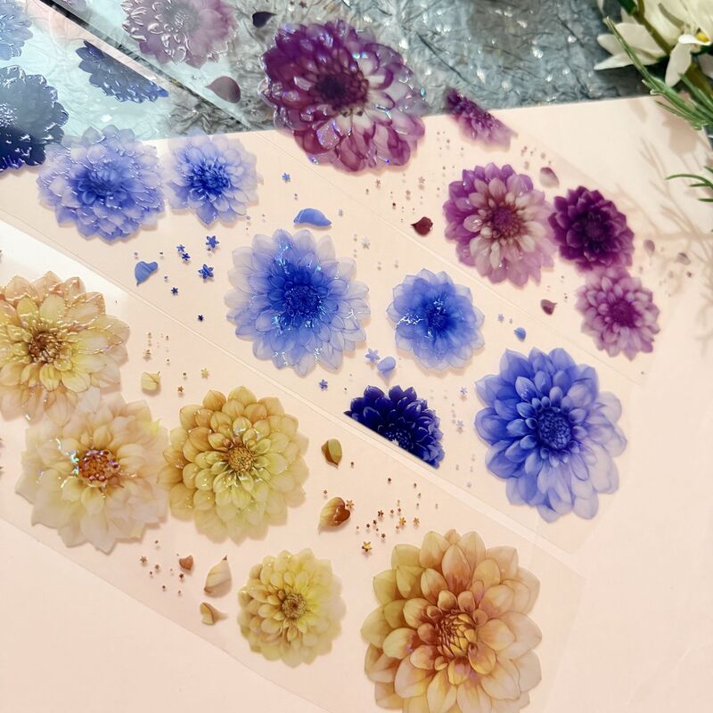 QYマステ9月新作Dahlia Mist 6cm×5M 貝殻光