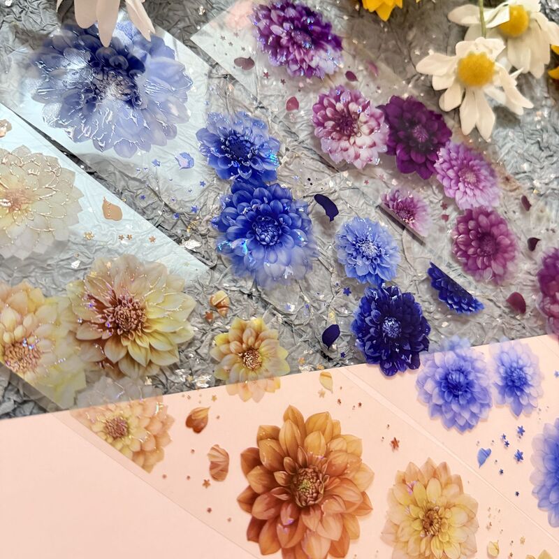 QYマステ9月新作Dahlia Mist 6cm×5M 貝殻光