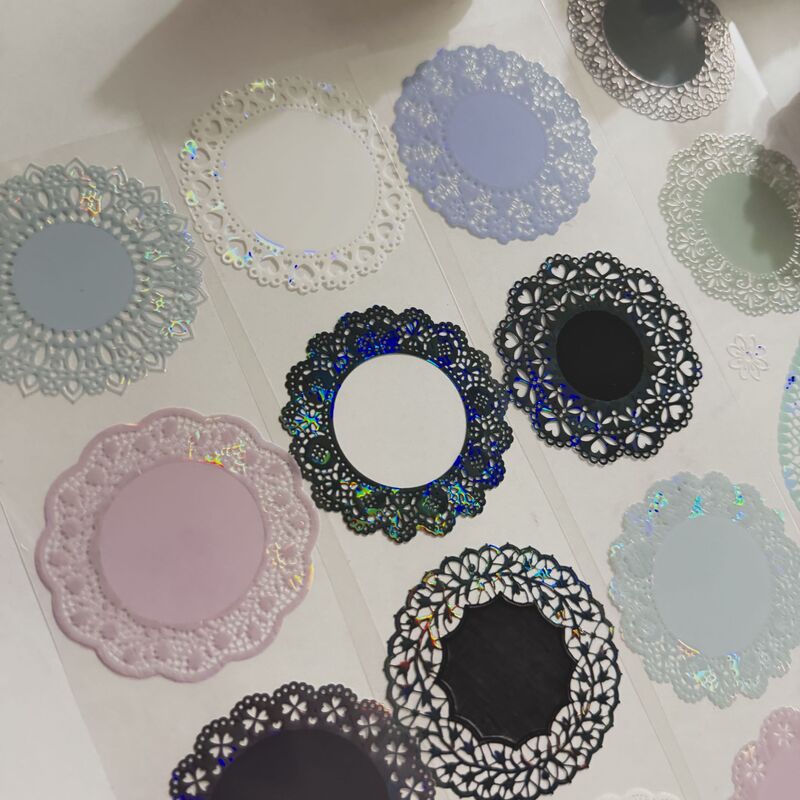QYマステ7月新作 Doily Lace 6cm×5M 貝殻光