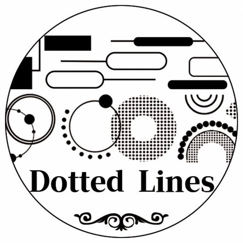 QYマステ8月新作Dotted Lines 3cm×5M（5色500cmループ） PET